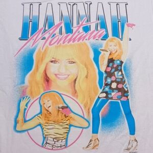Hannah Montana Rap Style Tee Disney Shirt Channel Miley Cyrus